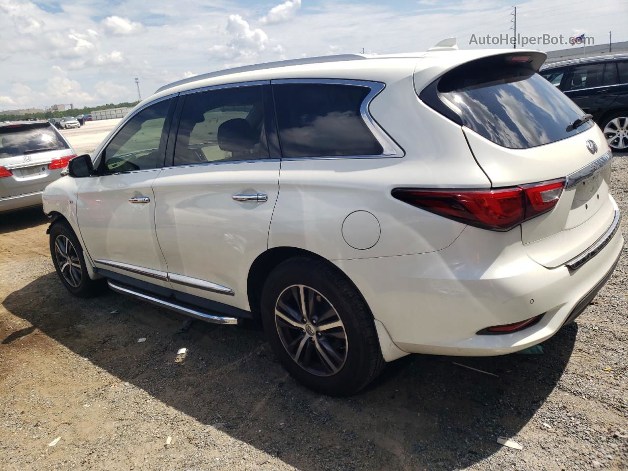 2017 Infiniti Qx60  Белый vin: 5N1DL0MN6HC545348