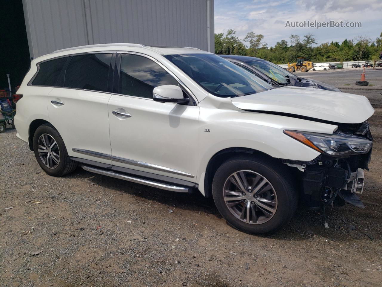 2017 Infiniti Qx60  White vin: 5N1DL0MN6HC545348