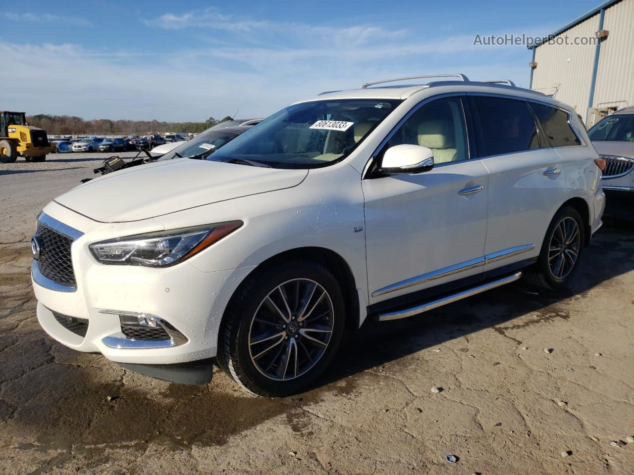 2017 Infiniti Qx60  Белый vin: 5N1DL0MN6HC547147