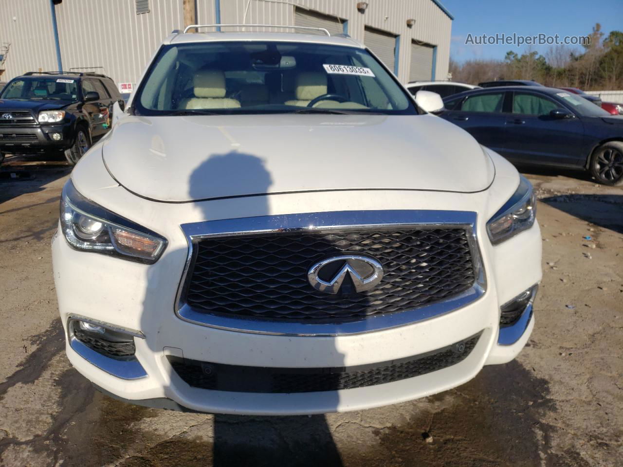 2017 Infiniti Qx60  White vin: 5N1DL0MN6HC547147