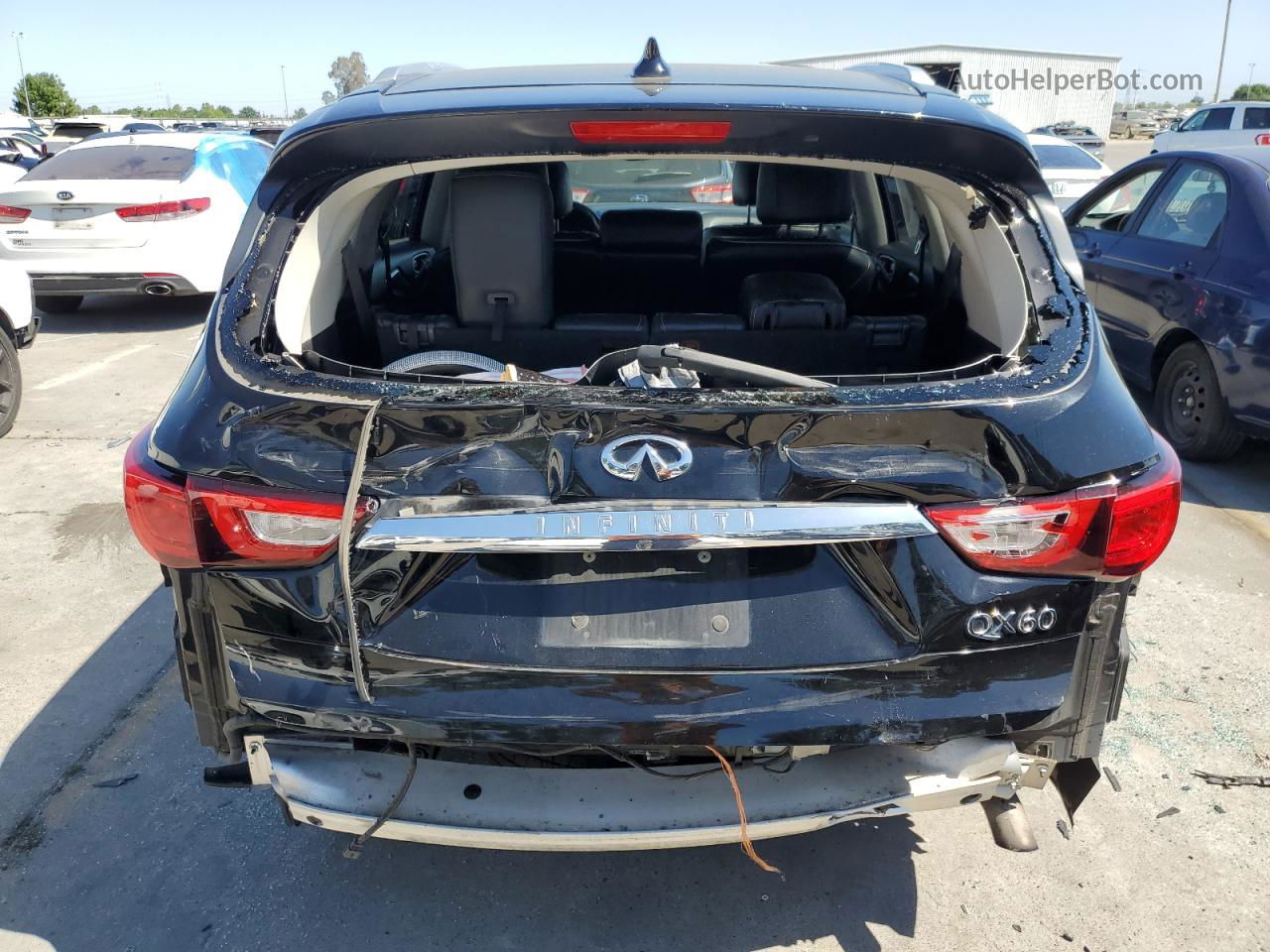 2017 Infiniti Qx60  Black vin: 5N1DL0MN6HC547505