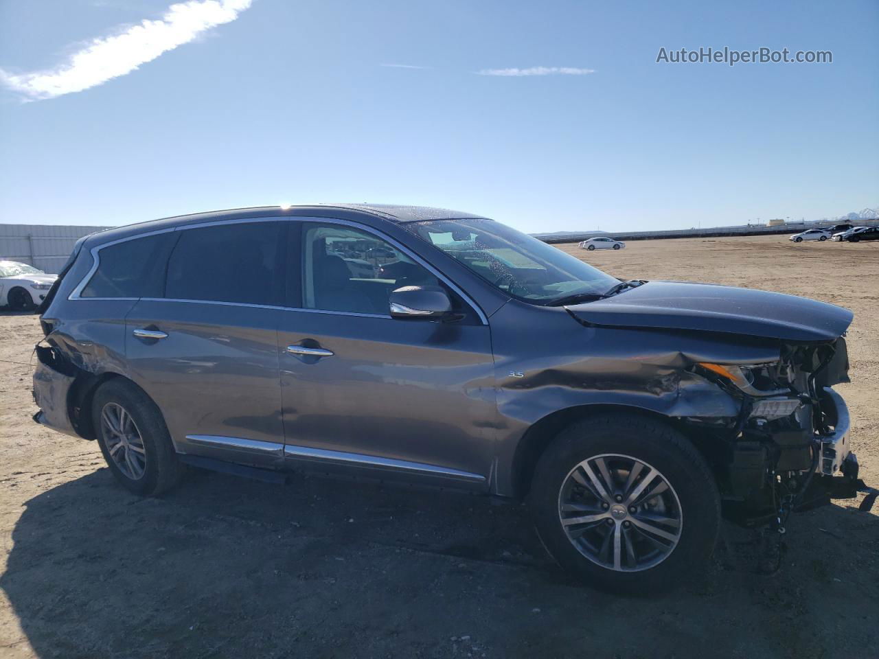 2020 Infiniti Qx60 Luxe Gray vin: 5N1DL0MN6LC503075