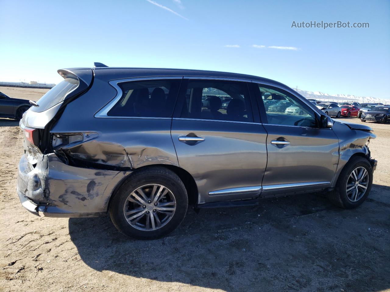 2020 Infiniti Qx60 Luxe Gray vin: 5N1DL0MN6LC503075