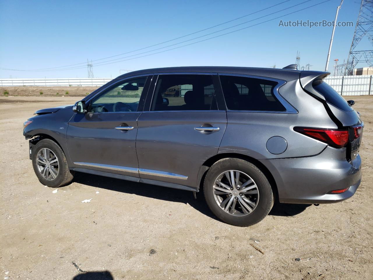 2020 Infiniti Qx60 Luxe Gray vin: 5N1DL0MN6LC503075