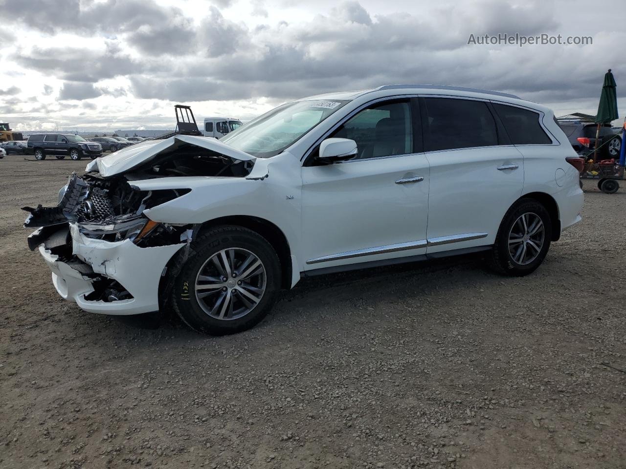 2020 Infiniti Qx60 Luxe Белый vin: 5N1DL0MN6LC505537