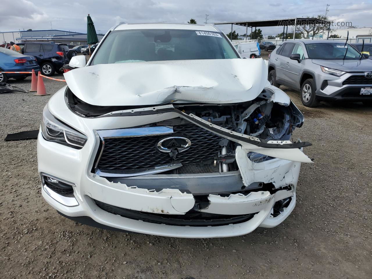 2020 Infiniti Qx60 Luxe White vin: 5N1DL0MN6LC505537