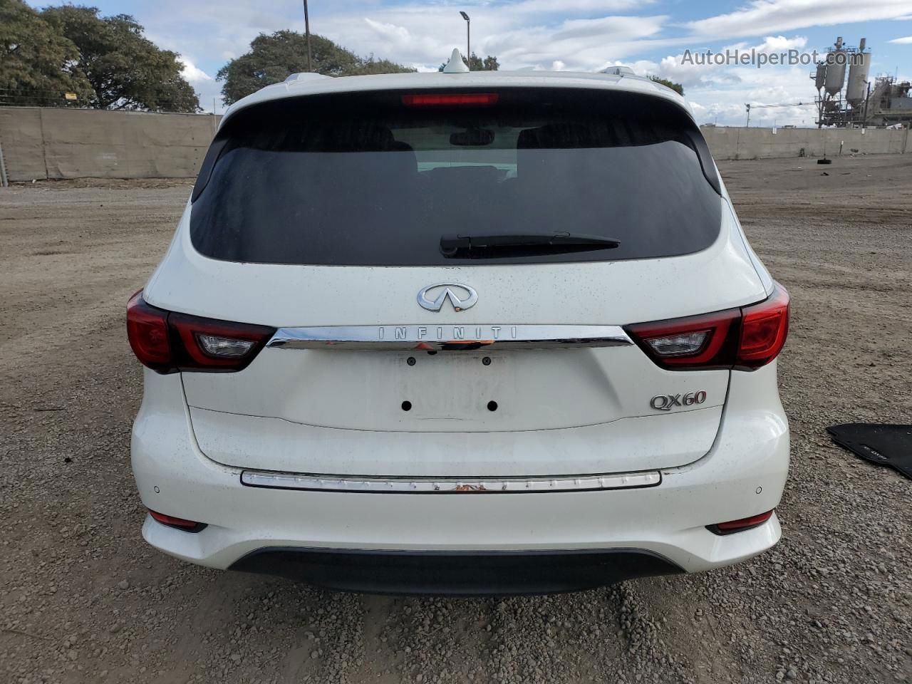 2020 Infiniti Qx60 Luxe White vin: 5N1DL0MN6LC505537