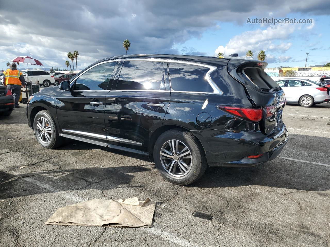 2020 Infiniti Qx60 Luxe Черный vin: 5N1DL0MN6LC506316