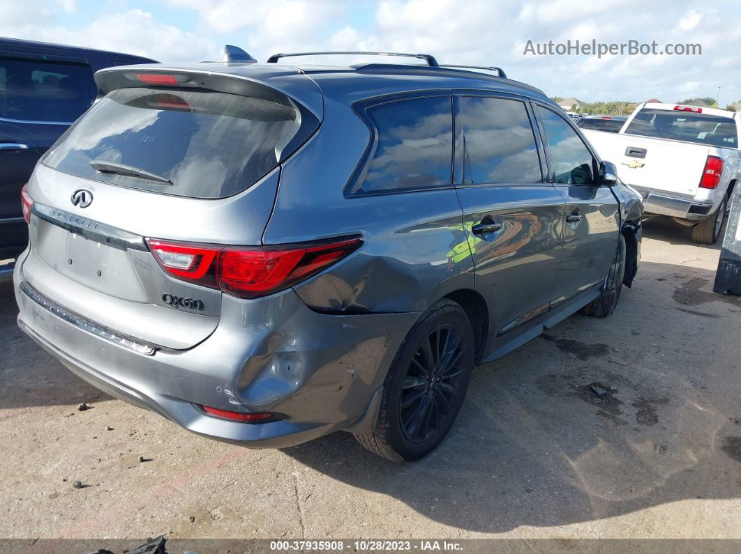 2020 Infiniti Qx60 Luxe Gray vin: 5N1DL0MN6LC513346