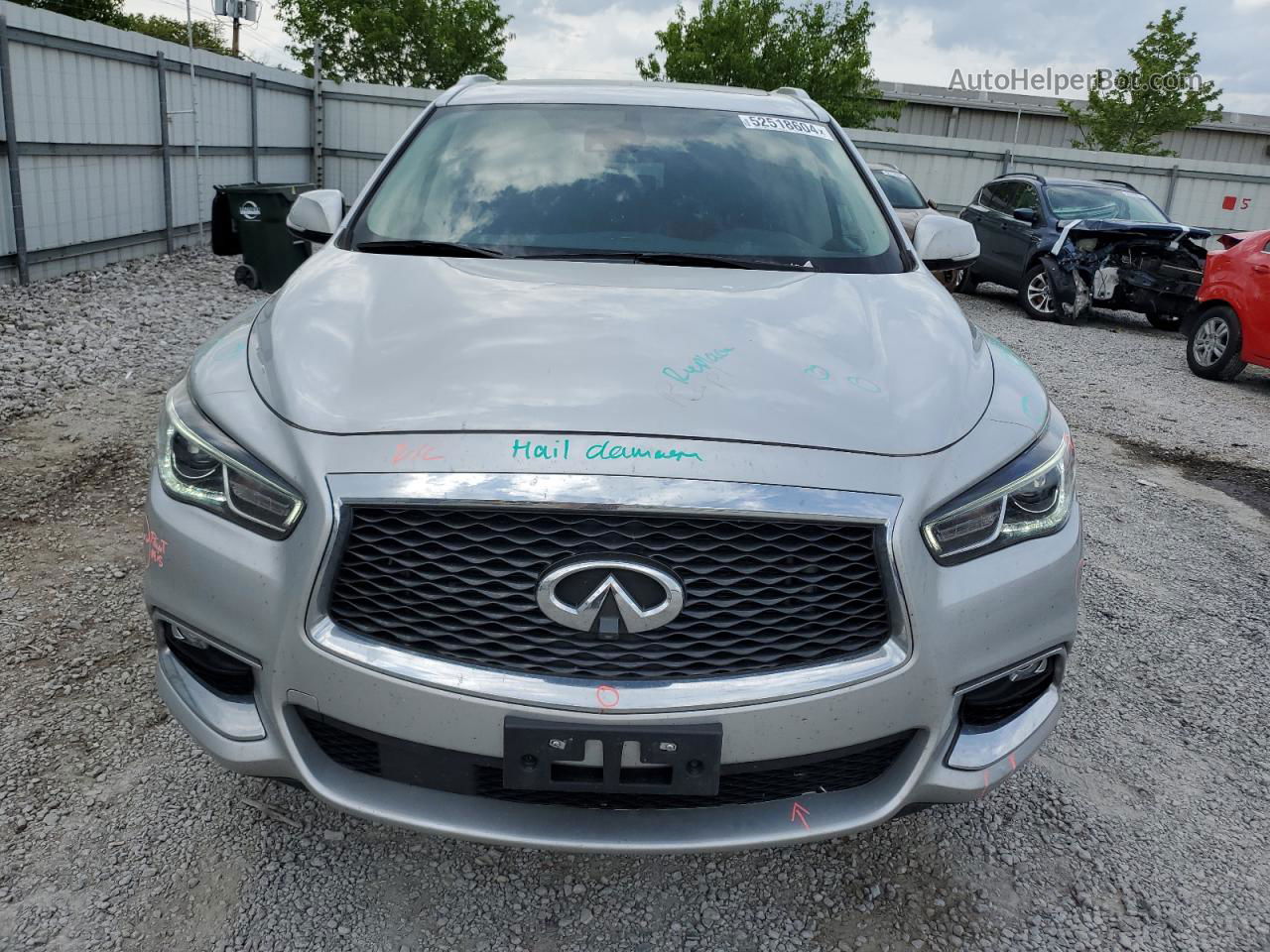 2020 Infiniti Qx60 Luxe Silver vin: 5N1DL0MN6LC513556