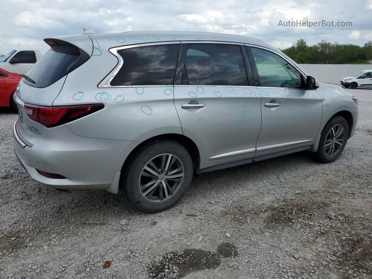 2020 Infiniti Qx60 Luxe Silver vin: 5N1DL0MN6LC513556