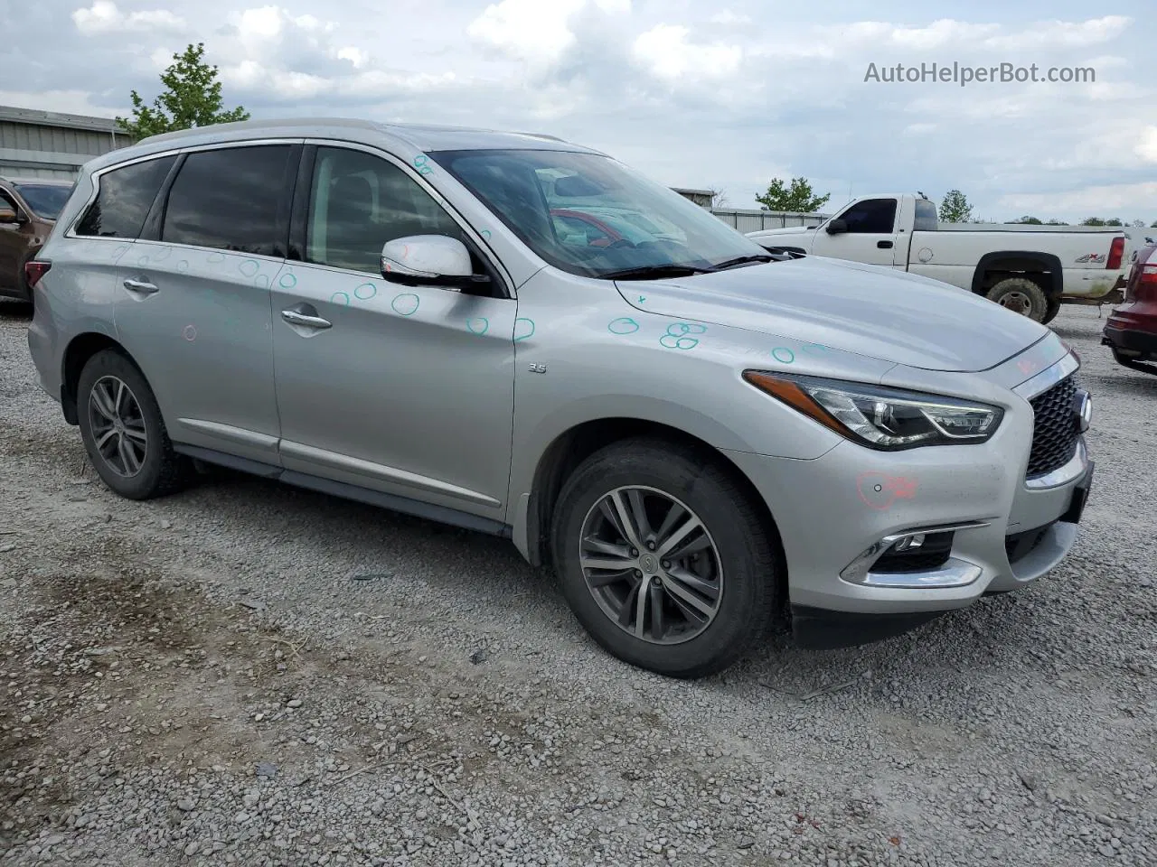 2020 Infiniti Qx60 Luxe Silver vin: 5N1DL0MN6LC513556