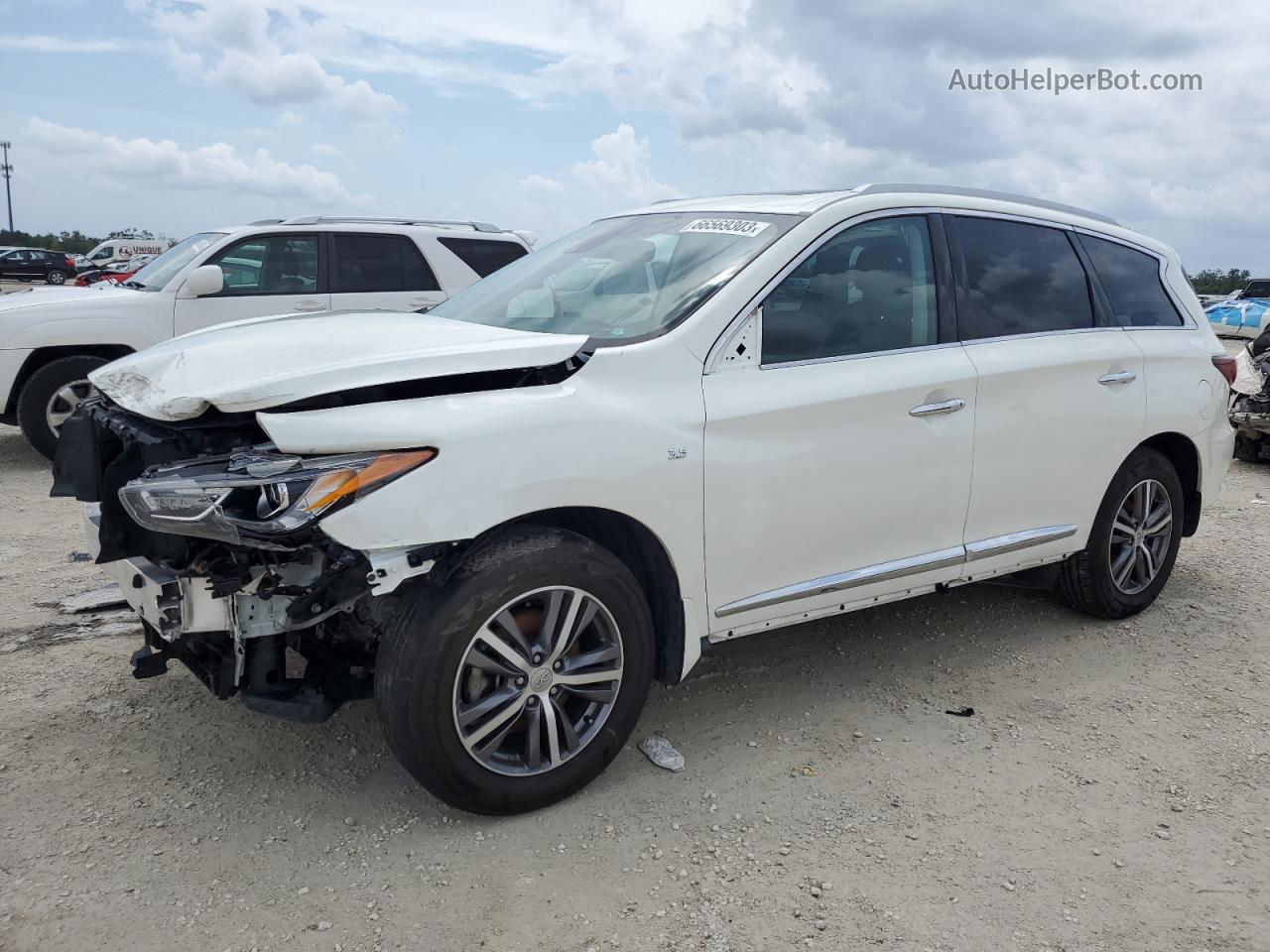 2020 Infiniti Qx60 Luxe White vin: 5N1DL0MN6LC516084