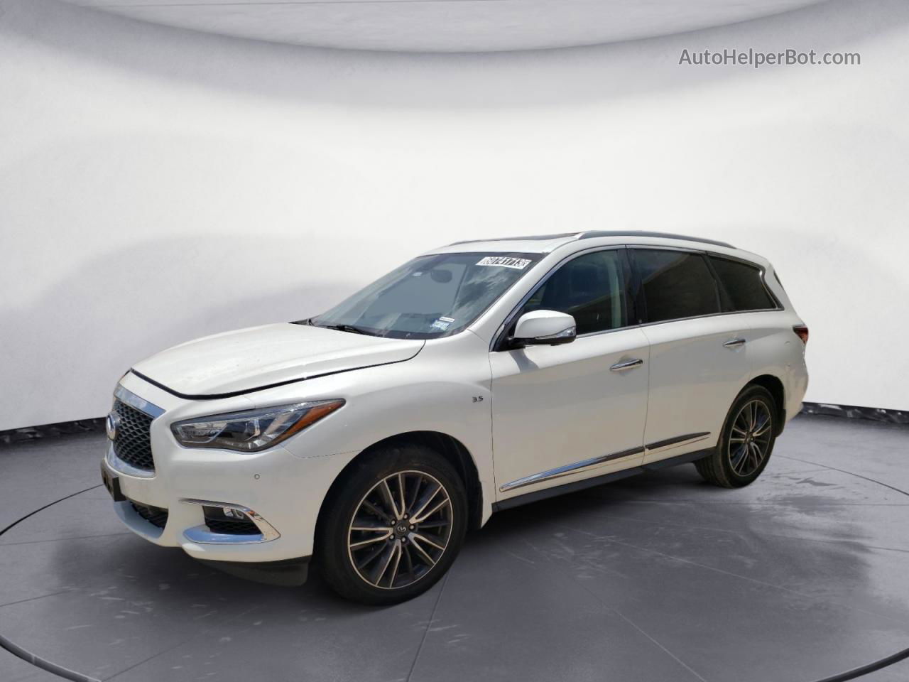 2017 Infiniti Qx60  Белый vin: 5N1DL0MN7HC504808