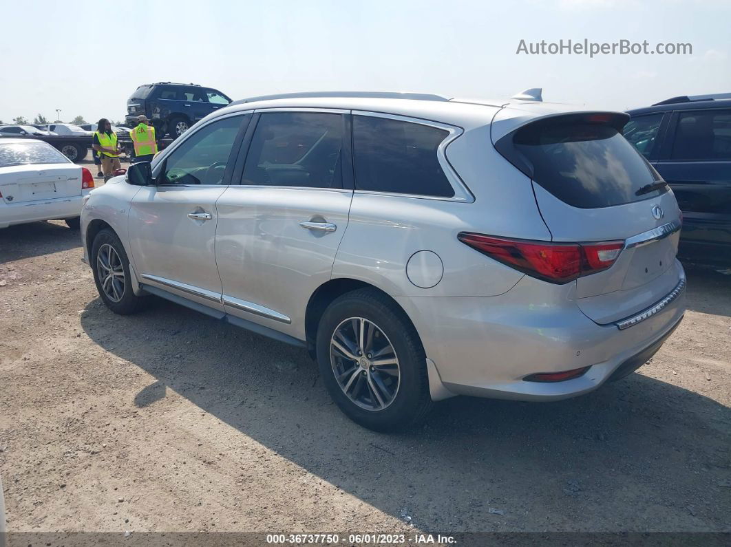 2017 Infiniti Qx60   Silver vin: 5N1DL0MN7HC540059