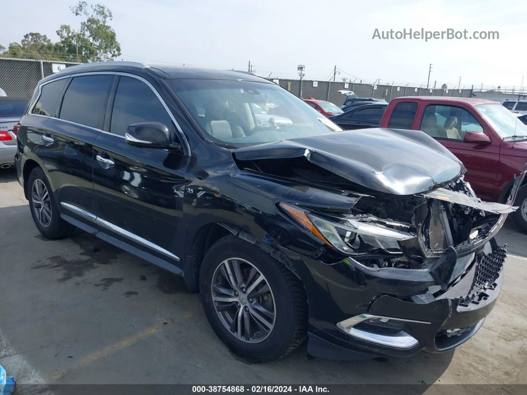 2017 Infiniti Qx60 Black vin: 5N1DL0MN7HC547156