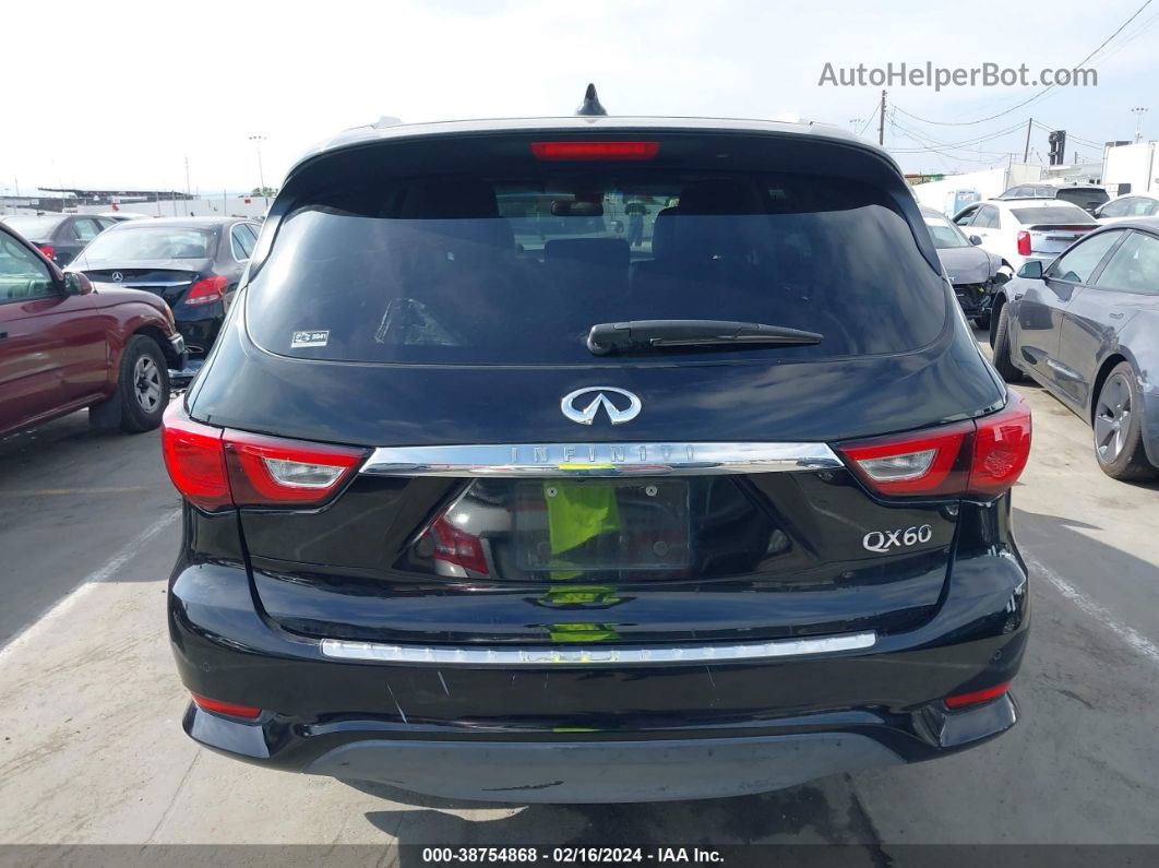 2017 Infiniti Qx60 Black vin: 5N1DL0MN7HC547156