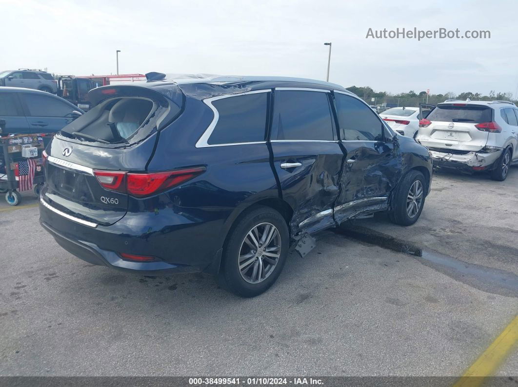 2020 Infiniti Qx60 Luxe Dark Blue vin: 5N1DL0MN7LC504879