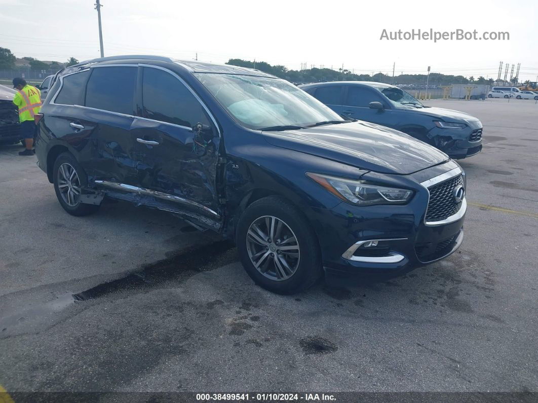 2020 Infiniti Qx60 Luxe Dark Blue vin: 5N1DL0MN7LC504879