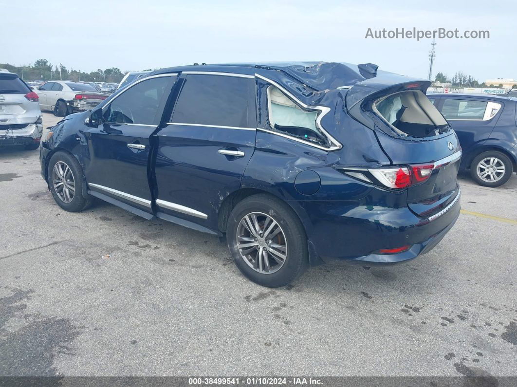 2020 Infiniti Qx60 Luxe Dark Blue vin: 5N1DL0MN7LC504879