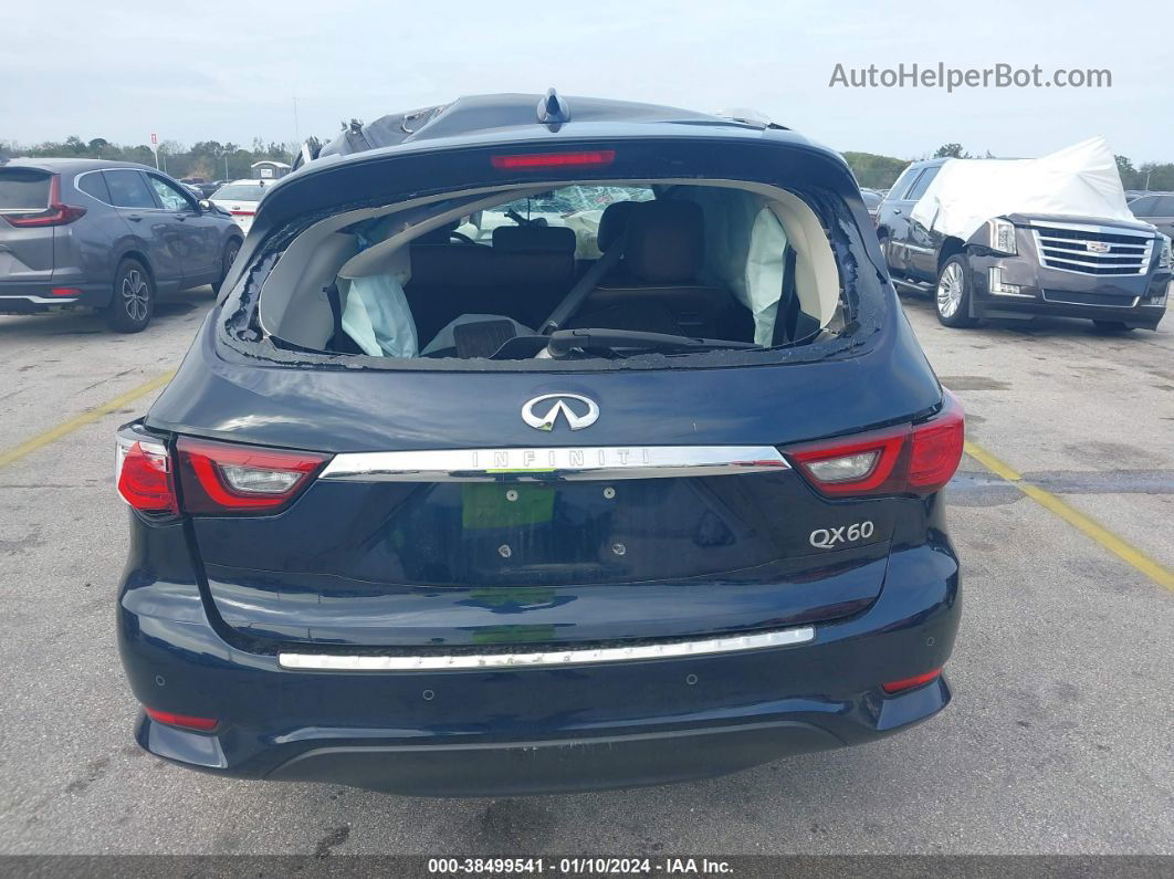 2020 Infiniti Qx60 Luxe Dark Blue vin: 5N1DL0MN7LC504879