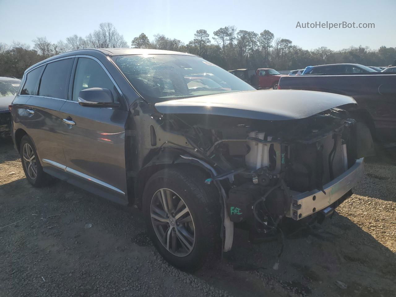 2020 Infiniti Qx60 Luxe Gray vin: 5N1DL0MN7LC508513