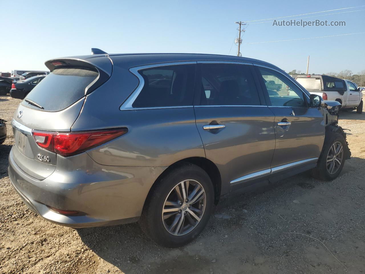 2020 Infiniti Qx60 Luxe Gray vin: 5N1DL0MN7LC508513