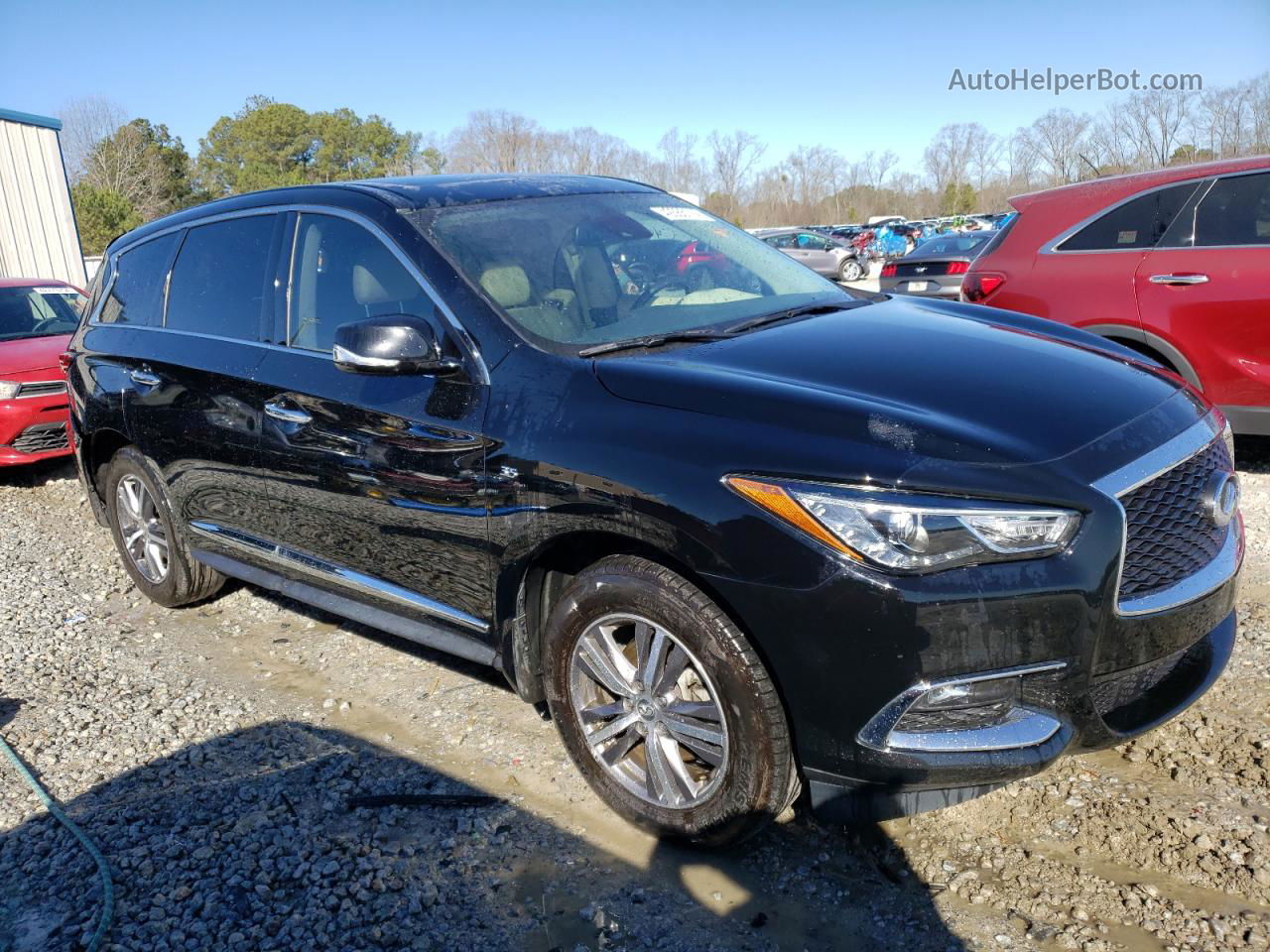 2020 Infiniti Qx60 Luxe Черный vin: 5N1DL0MN7LC521729