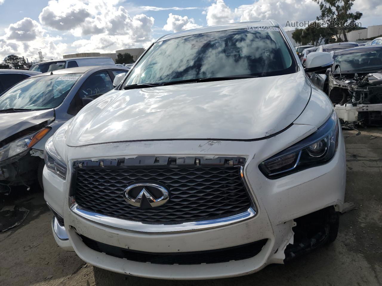 2020 Infiniti Qx60 Luxe White vin: 5N1DL0MN7LC538692