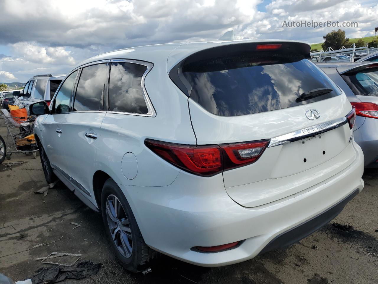 2020 Infiniti Qx60 Luxe Белый vin: 5N1DL0MN7LC538692