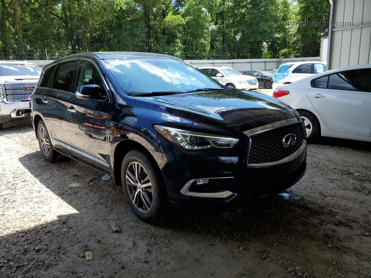 2020 Infiniti Qx60 Luxe Черный vin: 5N1DL0MN7LC545688