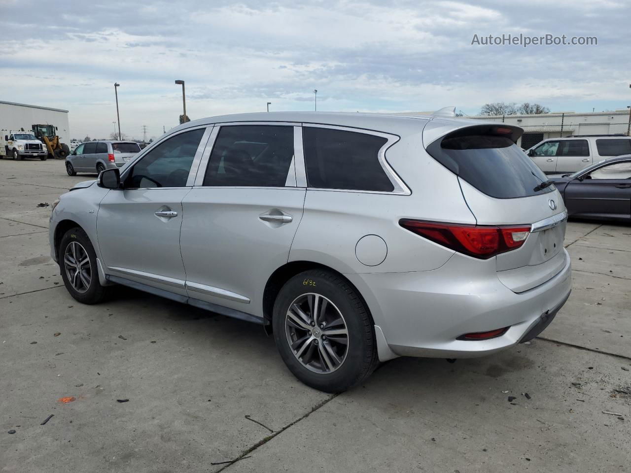 2017 Infiniti Qx60  Silver vin: 5N1DL0MN8HC504980