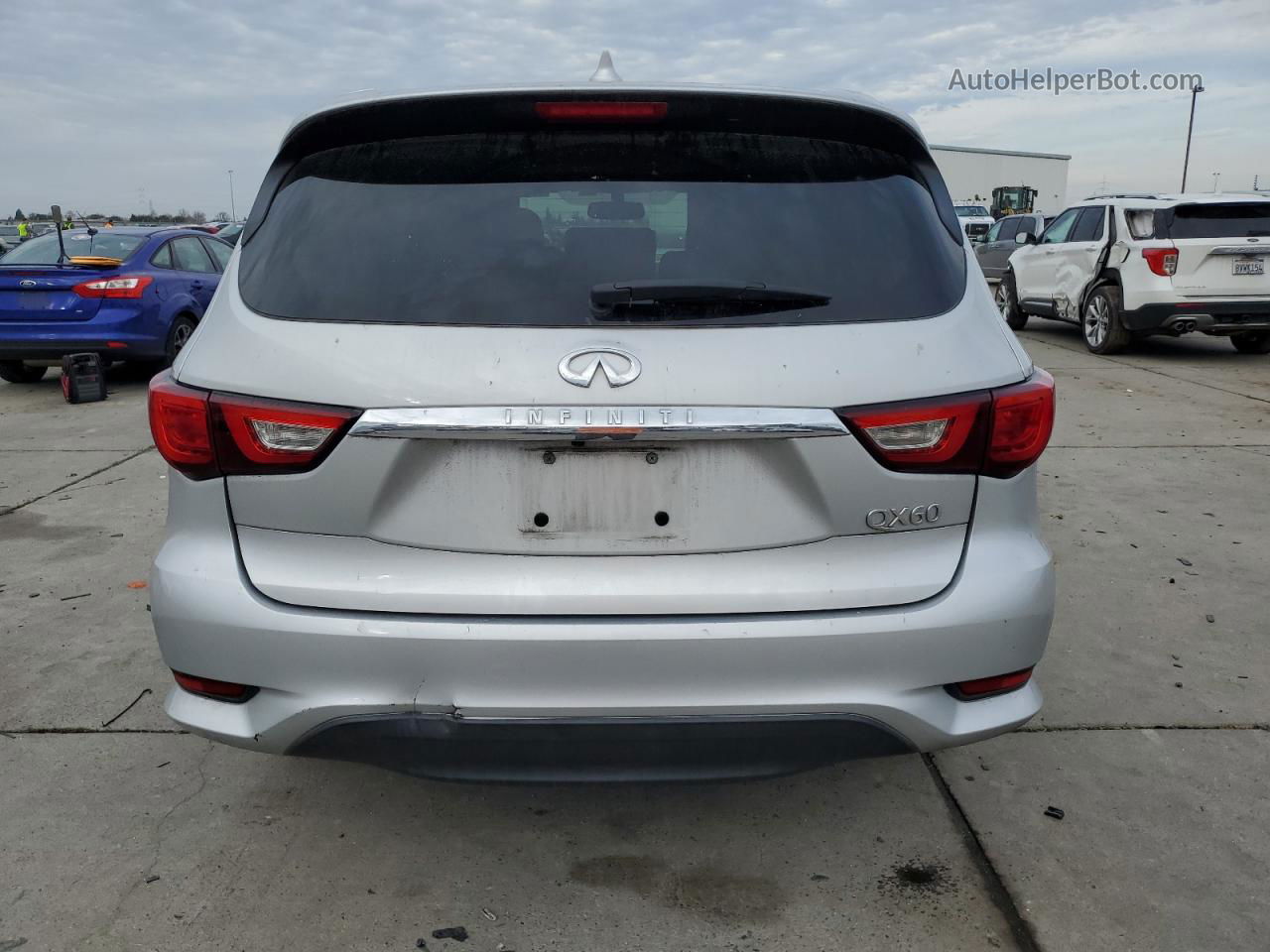 2017 Infiniti Qx60  Silver vin: 5N1DL0MN8HC504980