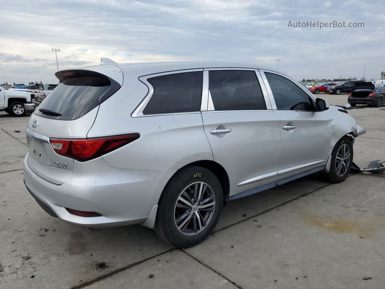 2017 Infiniti Qx60  Silver vin: 5N1DL0MN8HC504980