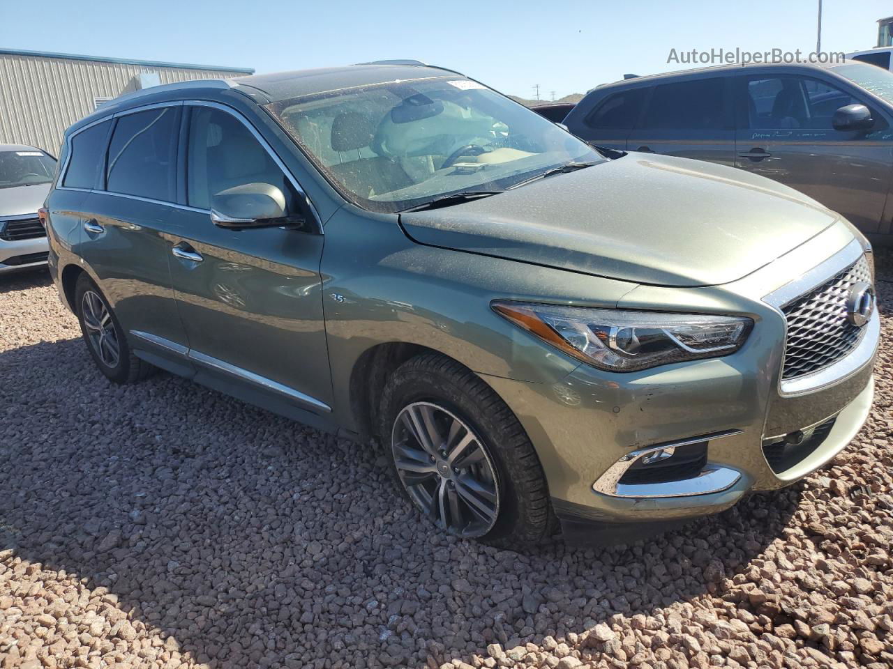 2017 Infiniti Qx60  Green vin: 5N1DL0MN8HC505370