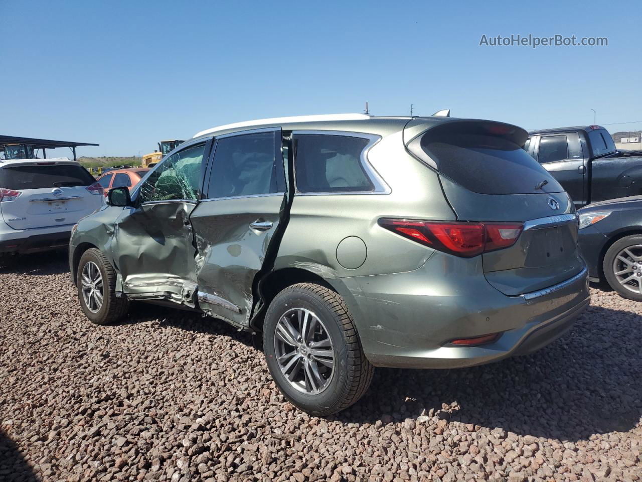 2017 Infiniti Qx60  Green vin: 5N1DL0MN8HC505370