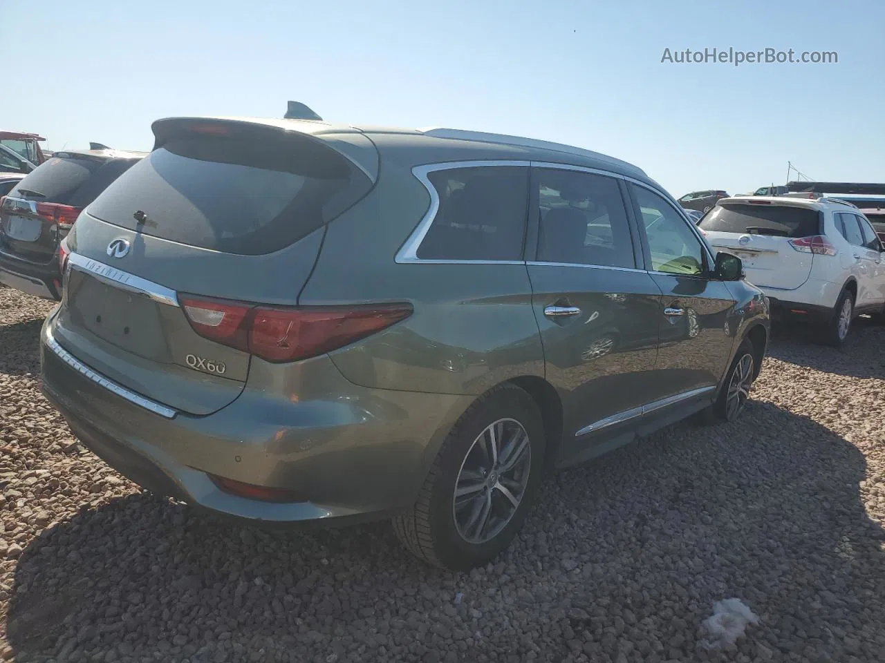 2017 Infiniti Qx60  Green vin: 5N1DL0MN8HC505370