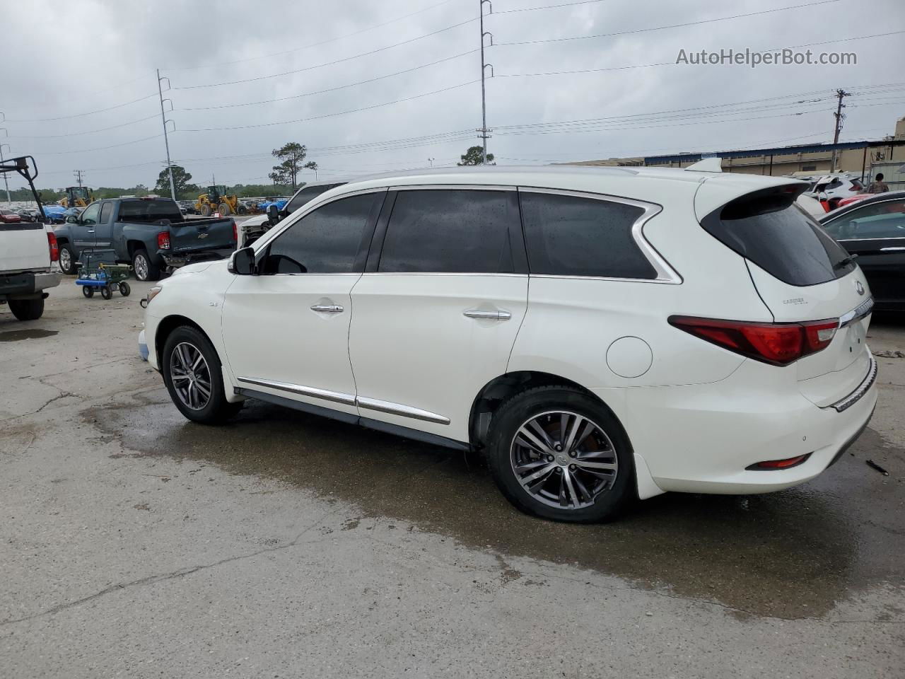 2017 Infiniti Qx60  White vin: 5N1DL0MN8HC506292