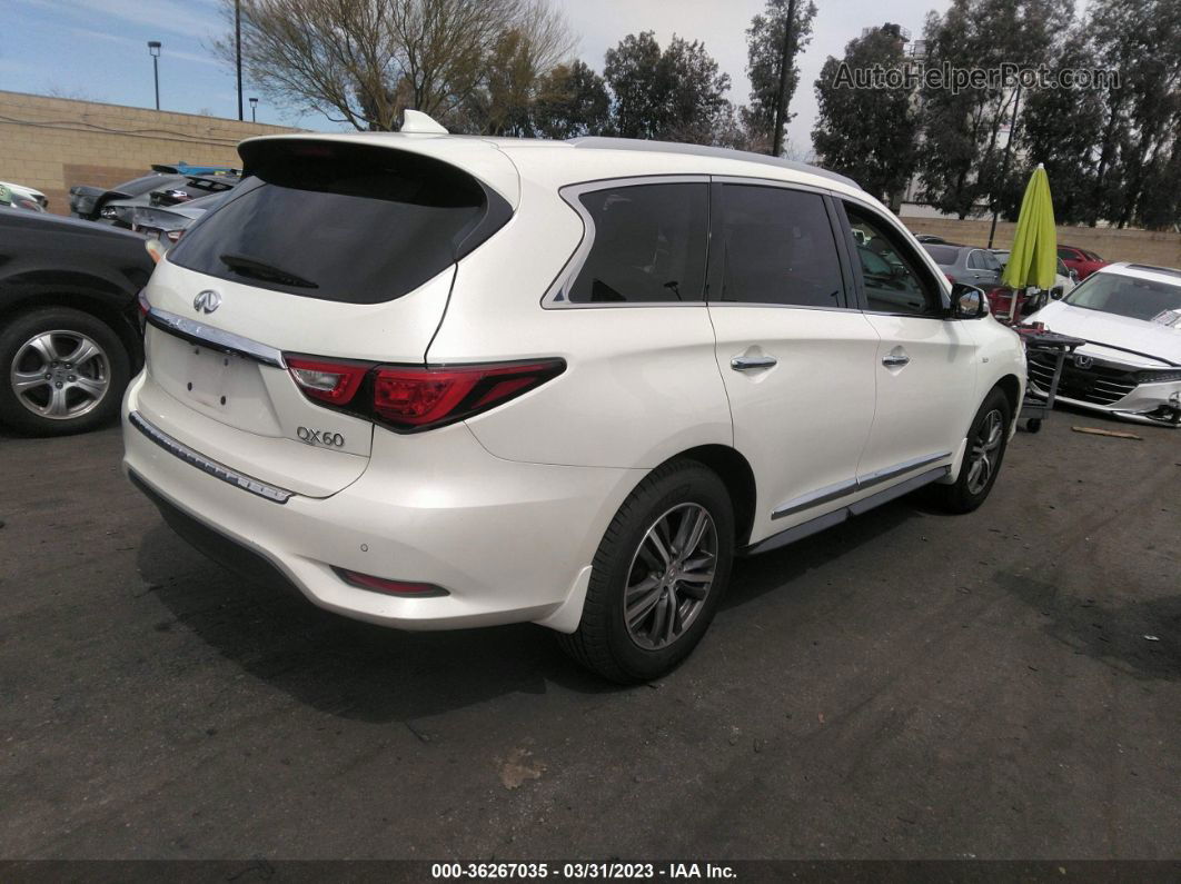 2017 Infiniti Qx60   White vin: 5N1DL0MN8HC509127