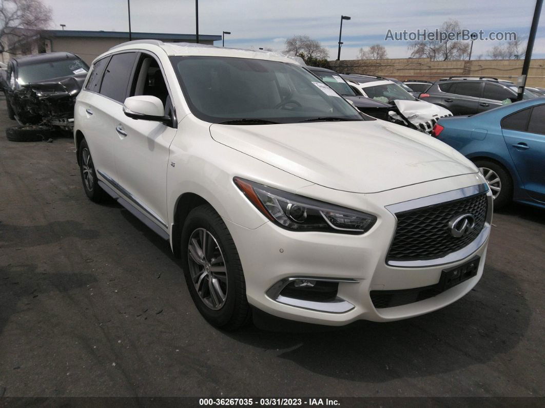 2017 Infiniti Qx60   White vin: 5N1DL0MN8HC509127