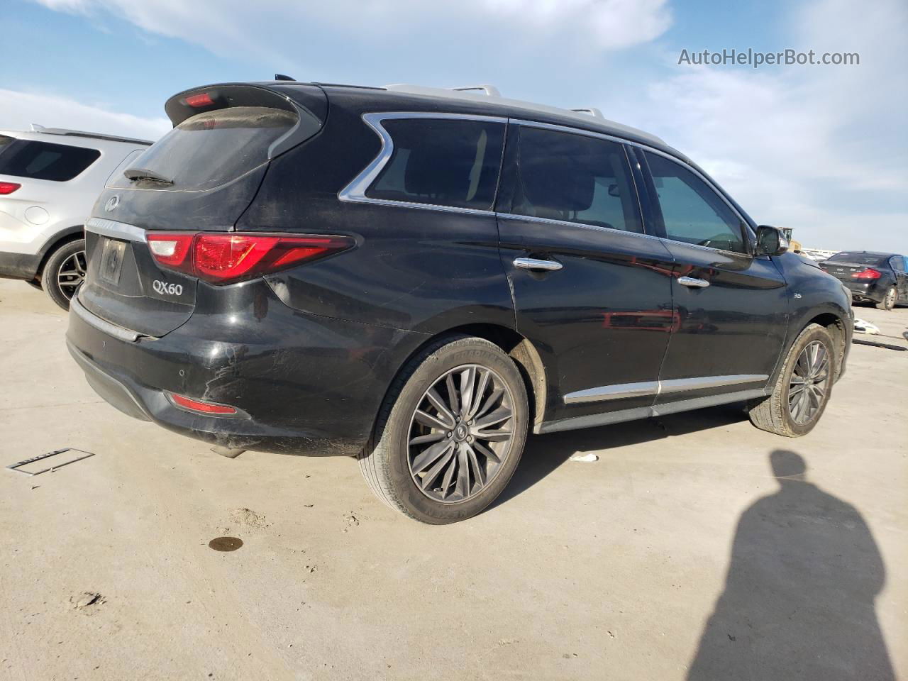 2017 Infiniti Qx60  Черный vin: 5N1DL0MN8HC511928