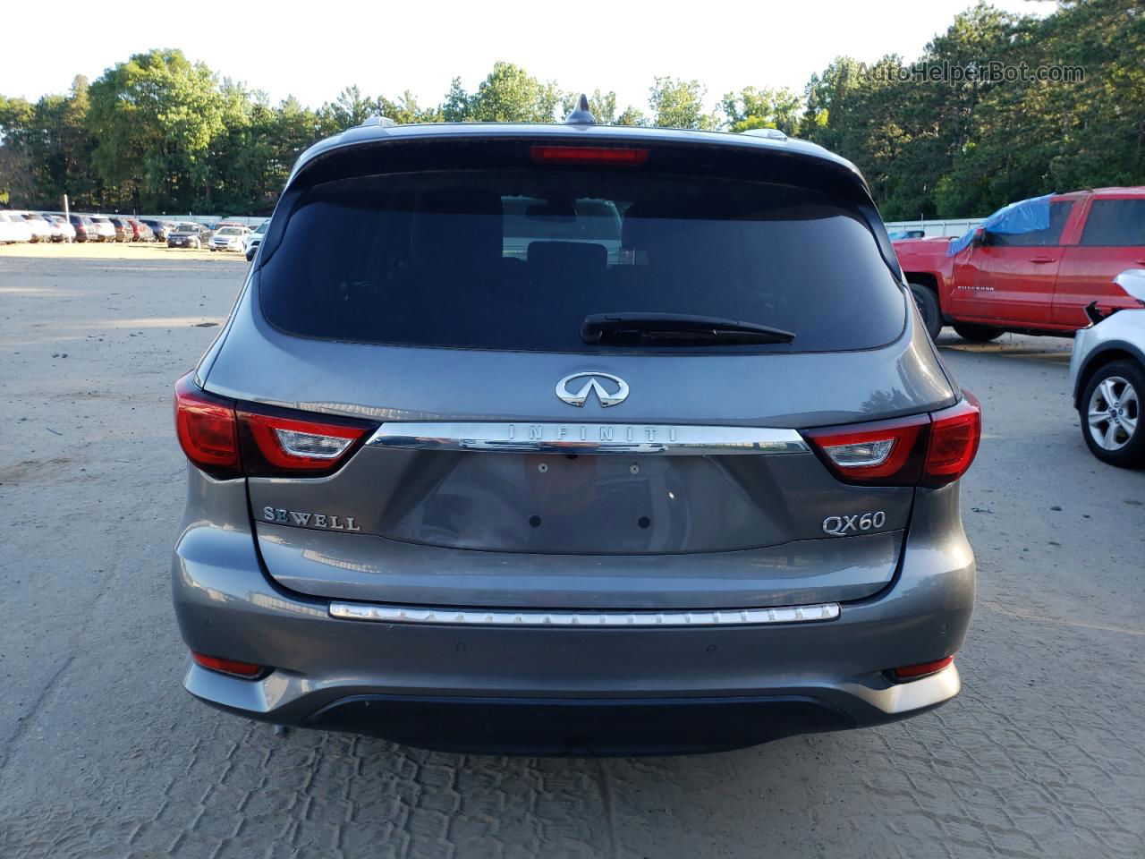 2017 Infiniti Qx60  Серый vin: 5N1DL0MN8HC530608