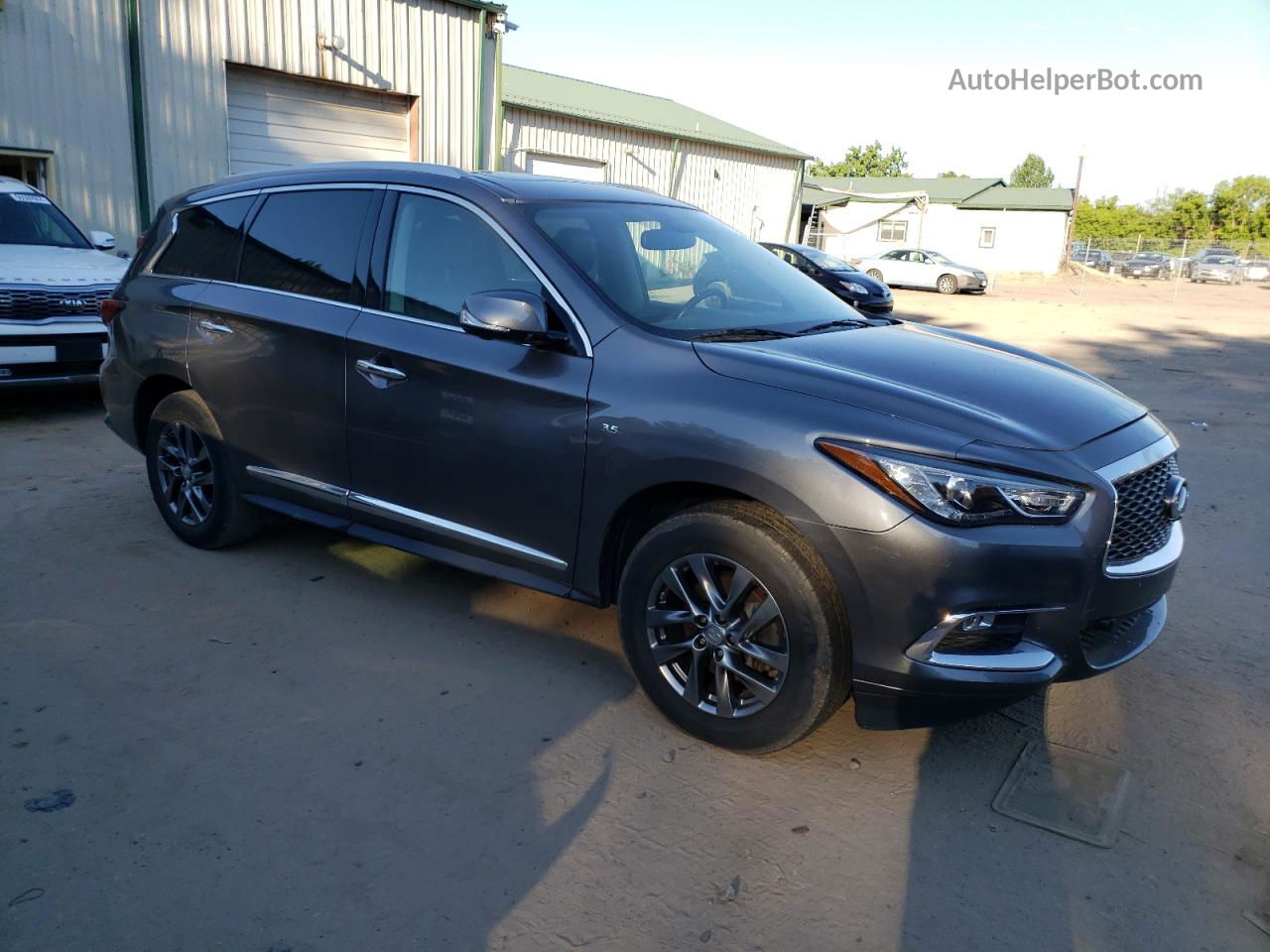 2017 Infiniti Qx60  Gray vin: 5N1DL0MN8HC530608