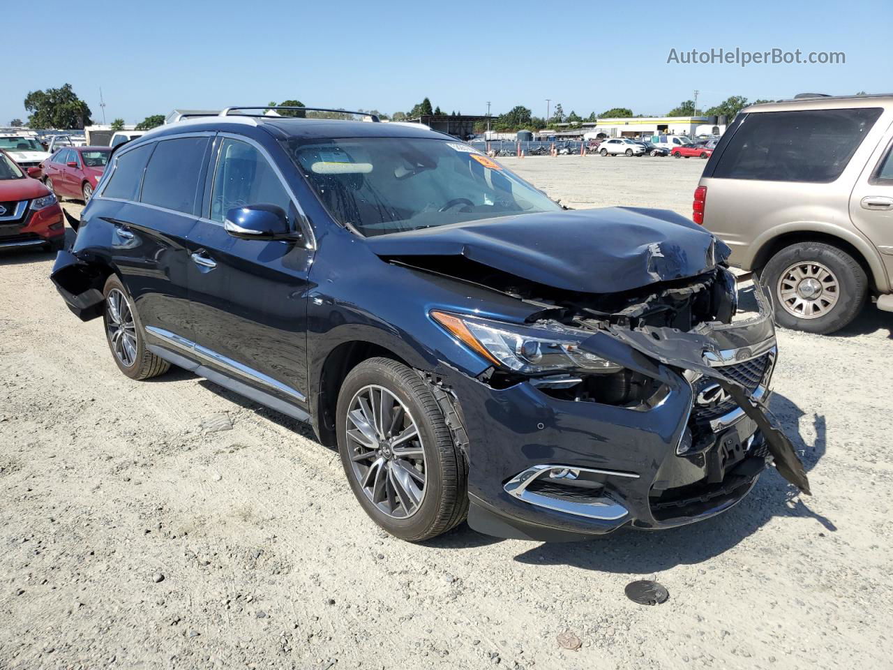 2017 Infiniti Qx60  Black vin: 5N1DL0MN8HC547487