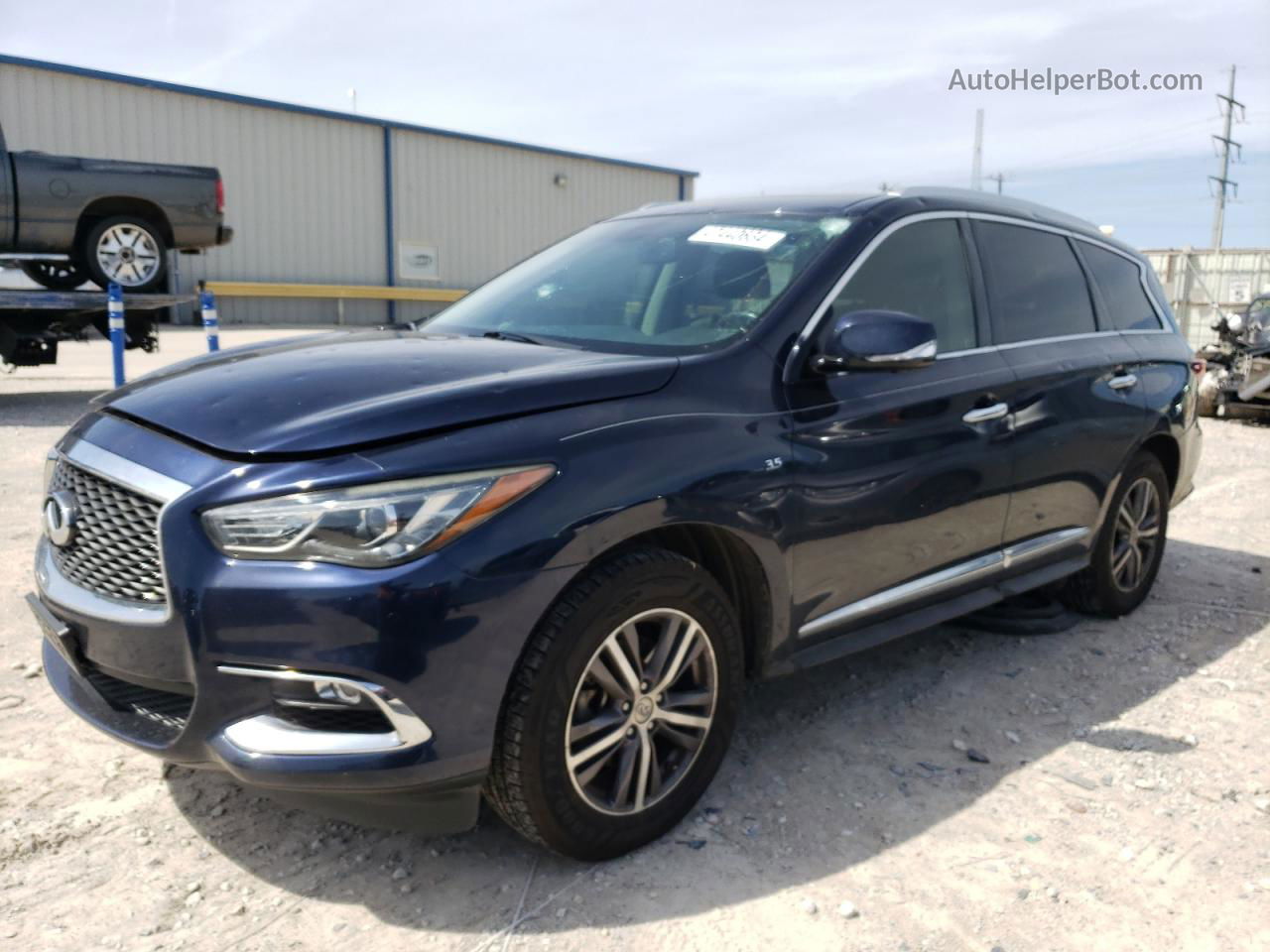 2017 Infiniti Qx60  Blue vin: 5N1DL0MN8HC558554