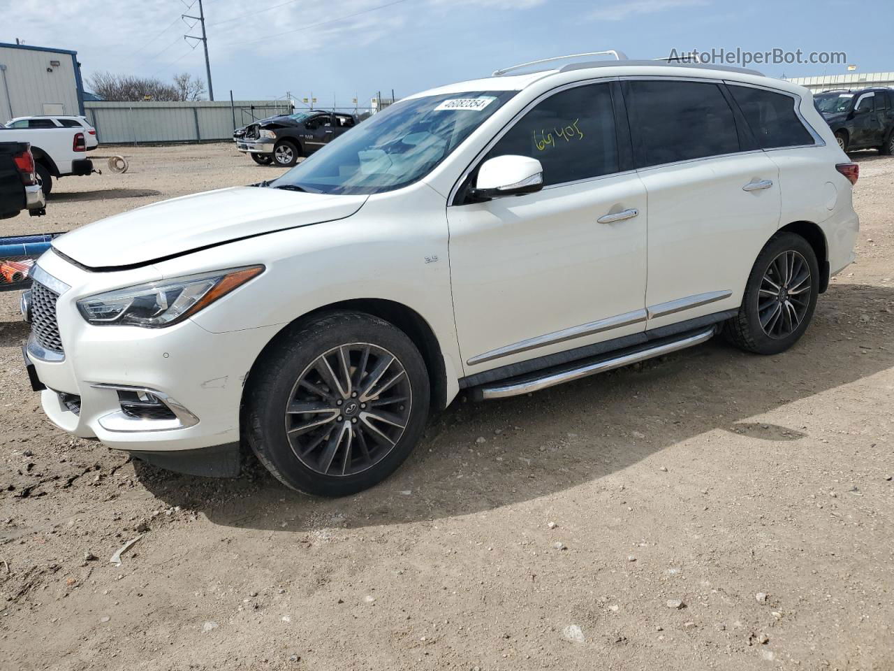 2017 Infiniti Qx60  White vin: 5N1DL0MN8HC560370