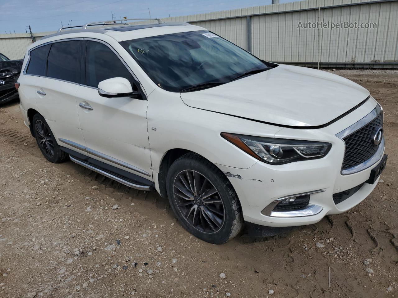 2017 Infiniti Qx60  White vin: 5N1DL0MN8HC560370