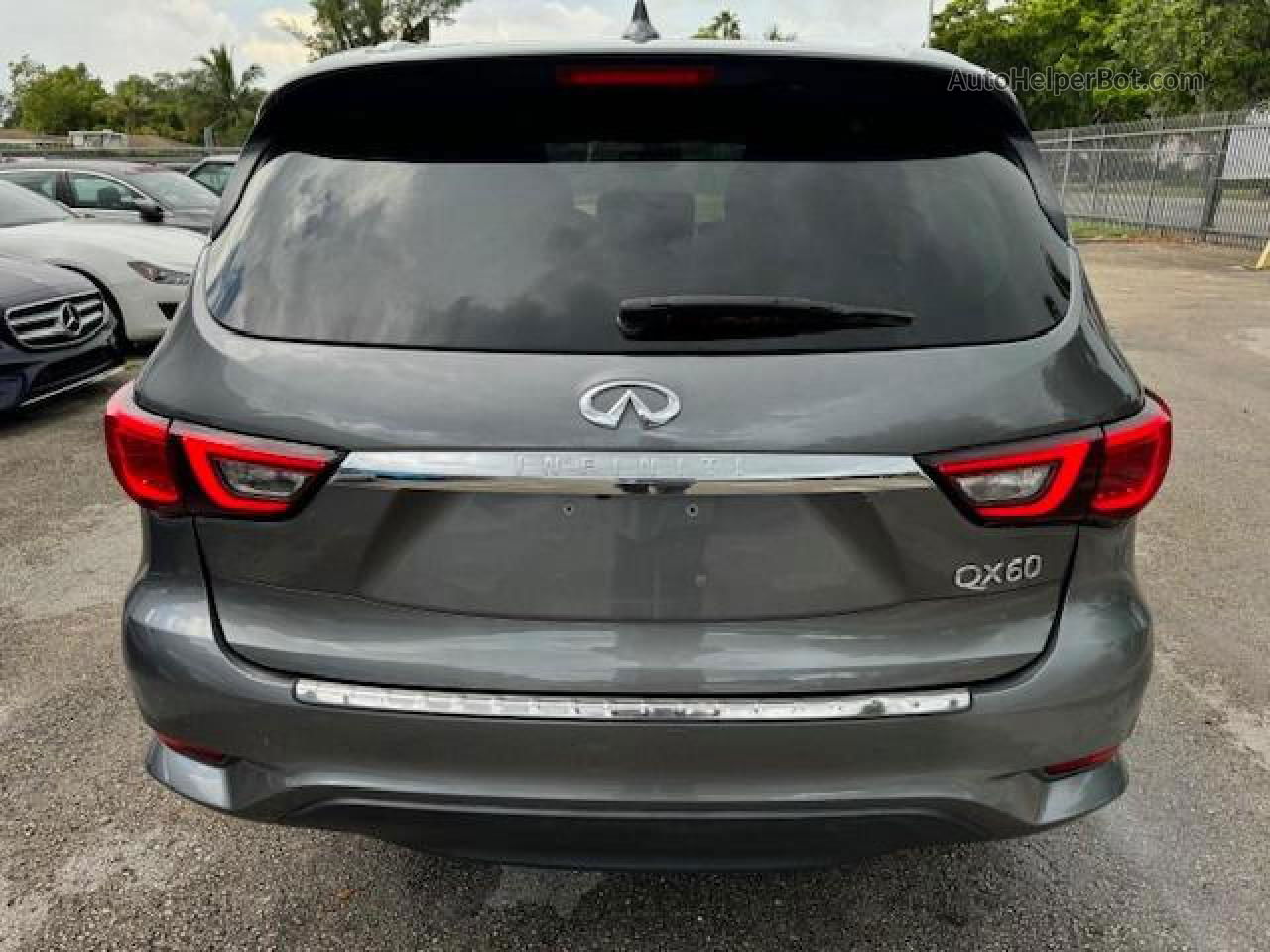 2020 Infiniti Qx60 Luxe Gray vin: 5N1DL0MN8LC510478