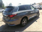 2020 Infiniti Qx60 Pure Gray vin: 5N1DL0MN8LC530763