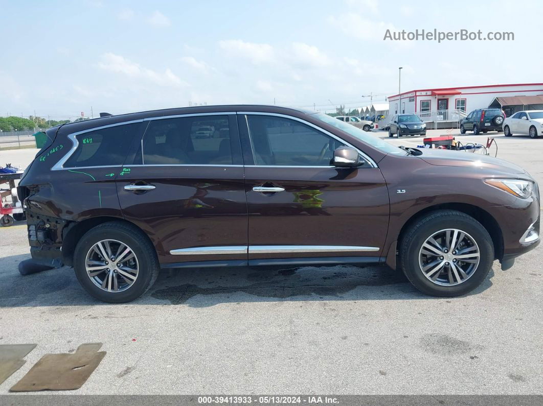 2020 Infiniti Qx60 Pure Brown vin: 5N1DL0MN8LC543156